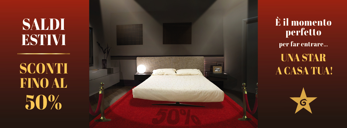 Sconti fino al 50% su arredi di design in esposizione