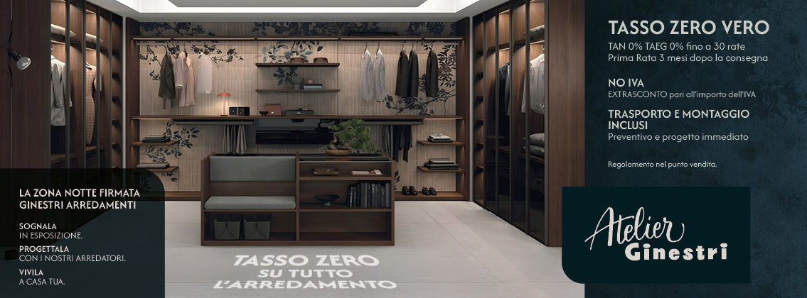 La zona notte firmata Ginestri Arredamenti